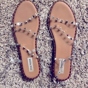 Steve Madden Clear Sandals